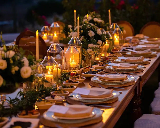 Décoration d'une table de mariage par votre agence événementielle à Magny-les-Hameaux dans les Yvelines 78
